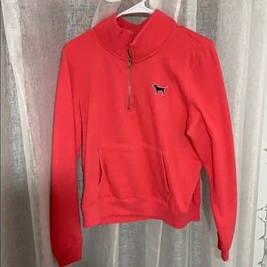 Pink Victoria’s Secret Quarter Zip
